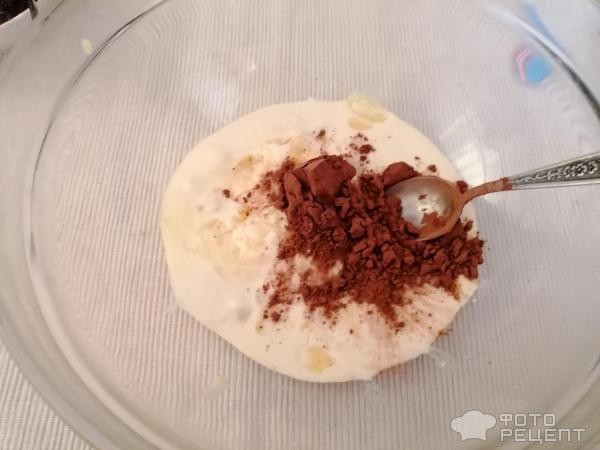 Рецепт: Десерт из ряженки и шоколада - простой и вкусный