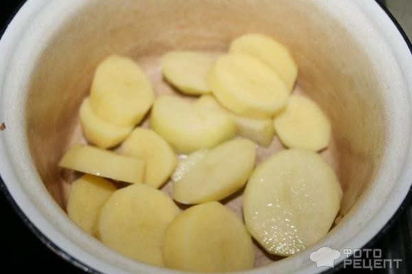 Рецепт: Картофельные ньокки - В сливочном соусе с беконом