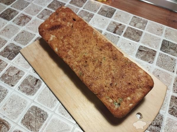 Рецепт: Ржаной хлеб с жаренным луком - с зеленым луком, без дрожжей и закваски