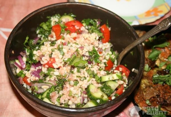 Рецепт: Салат из булгура - по-турецки