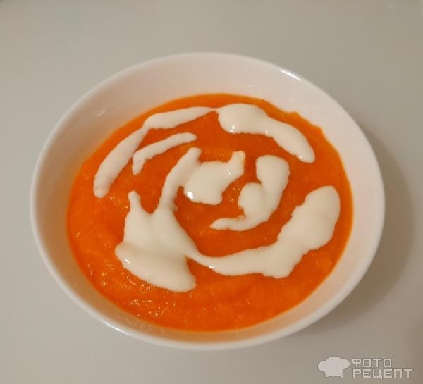 Рецепт: Суп-пюре с тыквой и картофелем - Со сливками, для детского питания старше года.