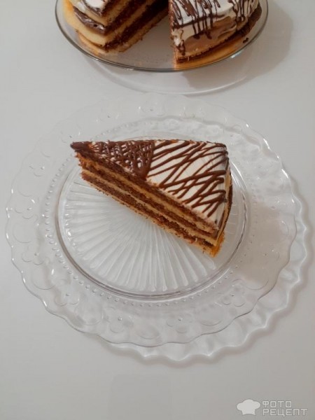 Рецепт: Блинный торт "Зебра" - Украшаем праздничный стол на Масленицу, блинный торт - главное украшение Масленицы:)