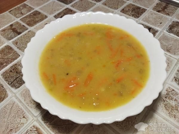 Рецепт: Суп из чечевицы - постный вариант, с сельдереем