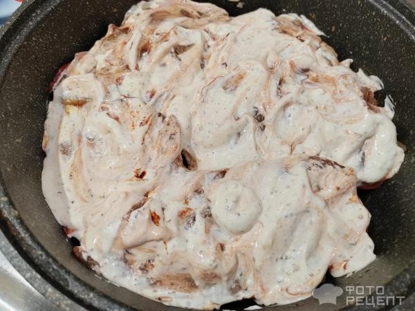 Рецепт: Свинина на косточке, запеченная в духовке - под сырной корочкой