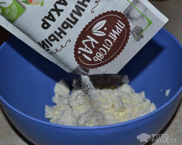 Рецепт: Творожная запеканка с манкой - Без сахара из зерненного творога