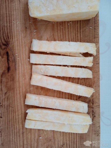 Рецепт: Жареные крабовые палочки - В хрустящей корочке с сыром