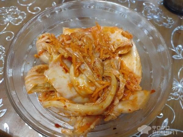Рецепт: Кимчи - с китайской капустой
