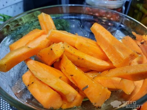 Рецепт: Морковь запеченная со специями - В духовке!