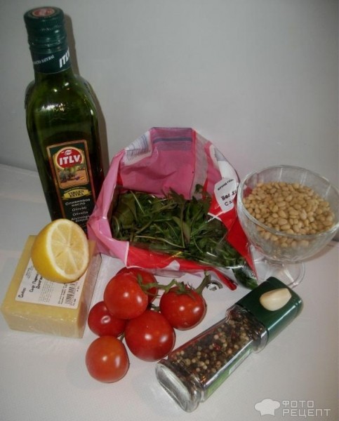 Рецепт: Салат с руколой - А-ля "итальянский"