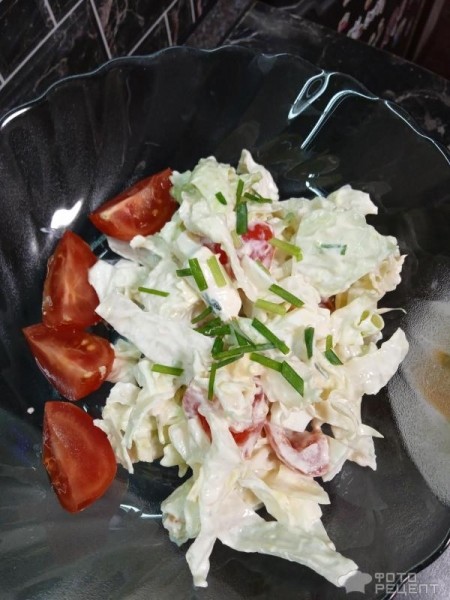 Рецепт: Салат с салатом Айсберг - Простой и лёгкий