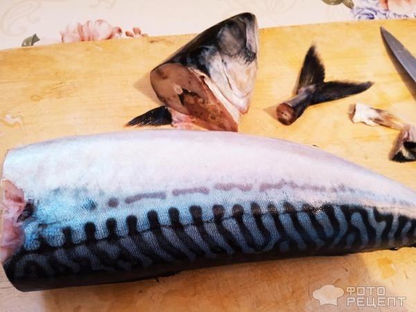 Рецепт: Скумбрия в кисло-сладком маринаде - Как будто красная рыбка, вкуснее чем пряного посола