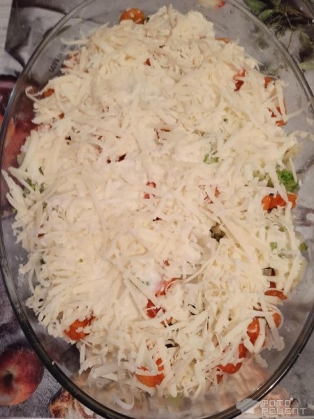 Рецепт: Запеканка из цветной капусты и брокколи - С рисом и под соусом бешамель: приучаем близких к ПП