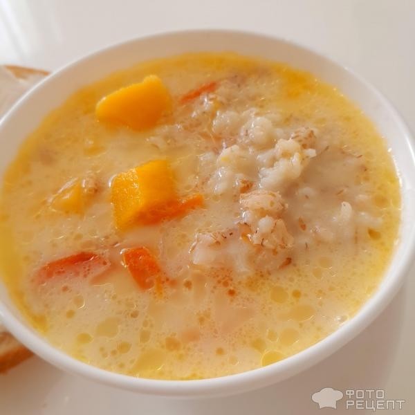 Рецепт: Габеръ-суп (старинный шотландский овсяный суп) - Старинный рецепт традиционного шотландского овсяного супа. На мясном бульоне с сыром.
