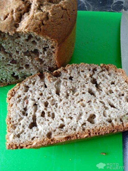 Рецепт: Хлеб из амарантовой муки - В духовке, безглютеновый хлеб
