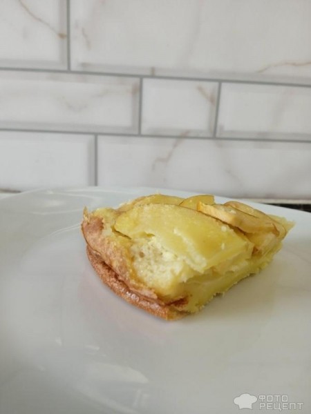 Рецепт: Яблочный пирог без муки - В духовке, простой и быстрый рецепт