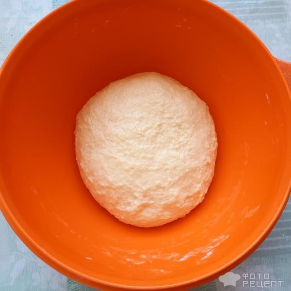 Рецепт: Отрывной пирог с курицей - на дрожжевом тесте