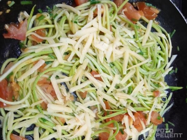 Рецепт: Спагетти из кабачков - за 10 минут