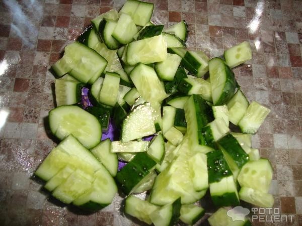 Рецепт: Весенний салат с креветками и рукколой - вкусный