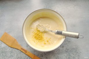 Лимонный кекс на йогурте