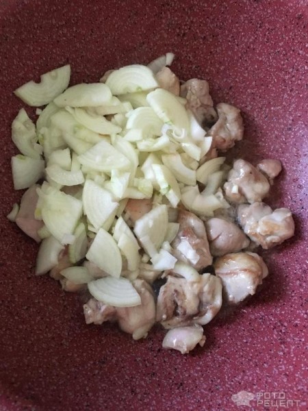 Рецепт: Гречневая лапша с курицей и овощами в китайском стиле - С курицей, овощами и соусом терияки.