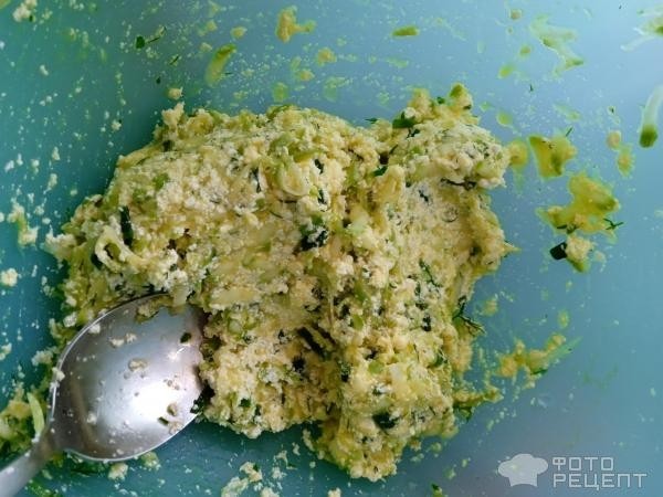 Рецепт: Кабачковая запеканка - С творогом и зеленью