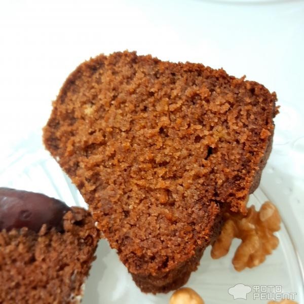Рецепт: Тыквенный кекс - Полезный шоколадный кекс с тыквой на злаковом йогурте.