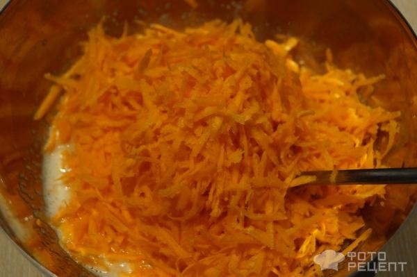 Рецепт: Морковный пирог - со сливочным маслом