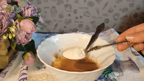 Рецепт: ПП Шоколадно вишневый торт на сковороде - Без сахара, масла и муки