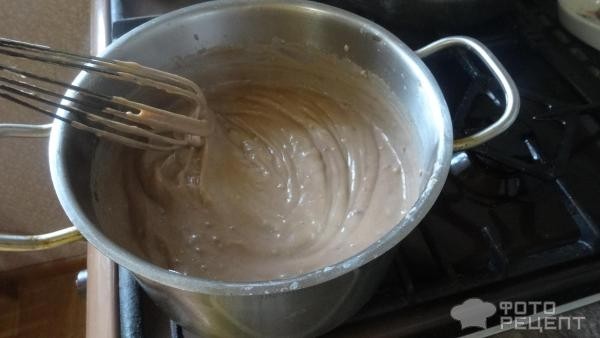 Рецепт: Пудинг молочный с шоколадной крошкой - Быстро , просто и вкусно.