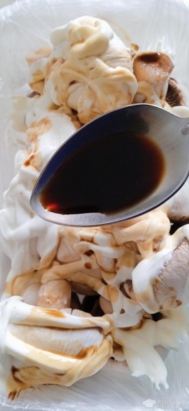 Рецепт: Шашлык из шампиньонов - На мангале