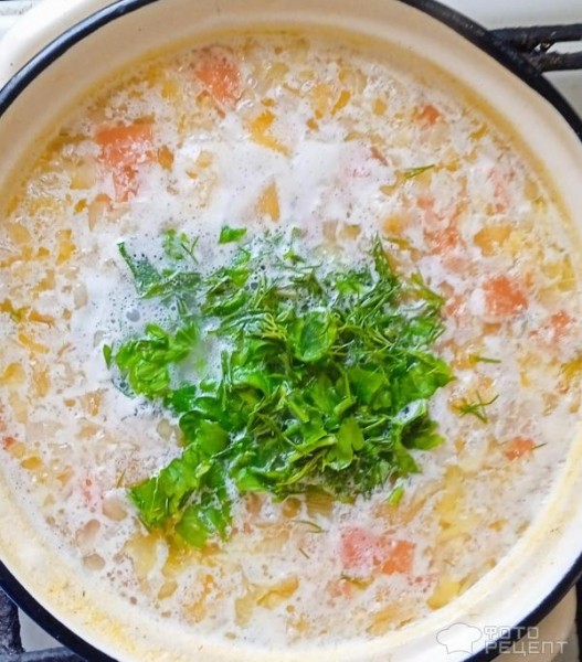 Рецепт: Суп Овощной - Со сметаной