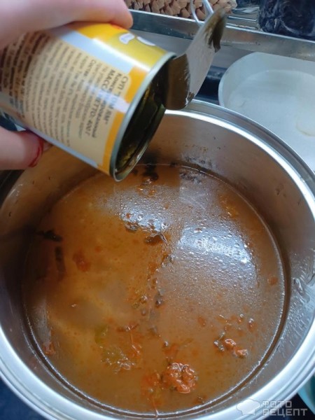 Рецепт: Суп "Том Ям" - Не похож на блюдо из кафе
