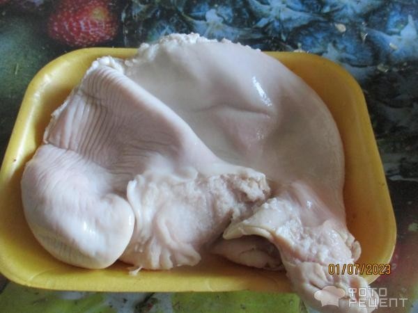 Рецепт: Фаршированный свиной желудок - сальтисон или ковбых, баарш или хаггис
