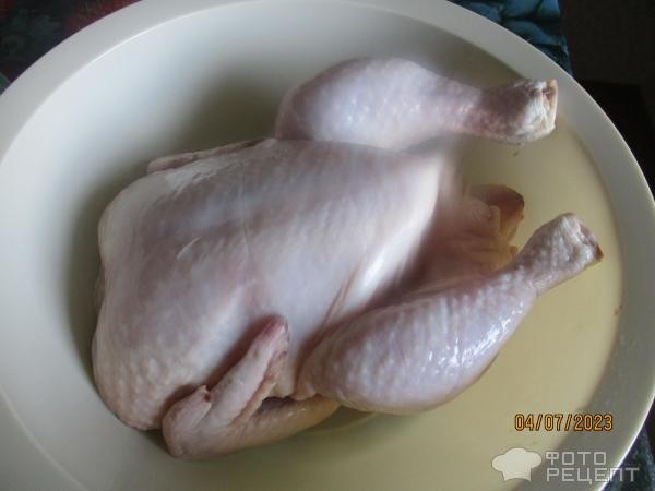 Рецепт: Курица-гриль на вертеле - в духовке