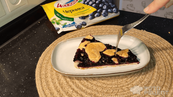 Рецепт: Пирог ягодный "Американский" - Летнее лакомство
