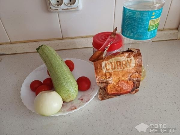Рецепт: Рагу из кабачков и помидоров - В моем исполнении.