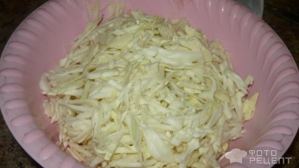 Рецепт: Салат с капустой, огурцами - И кукурузой