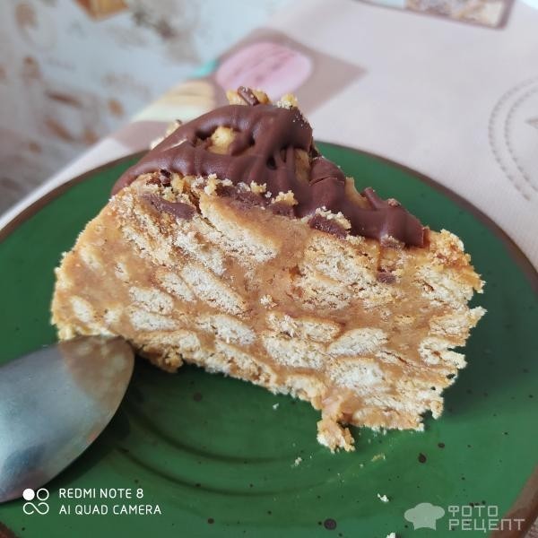Рецепт: Торт без выпечки "Ленивый муравейник" - Из печенья