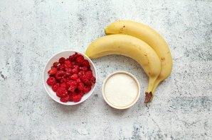 Варенье из малины с бананом