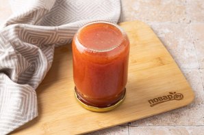 Яблочно-томатный сок на зиму