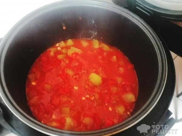 Рецепт: Салат из кабачков - заготовка на зиму - в мультиварке