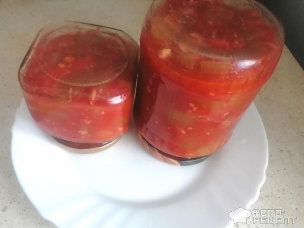 Рецепт: Салат из кабачков - заготовка на зиму - в мультиварке