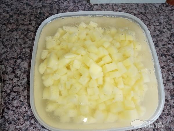 Рецепт: Суп с сырными клецками - вкусный, уютный супец