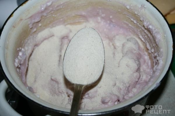 Рецепт: Сырники сладкие - С фруктовым йогуртом