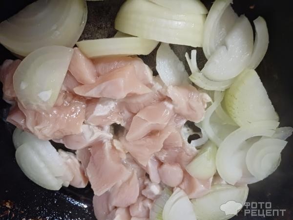 Рецепт: Куриная грудка в сливочном соусе - Готовлю с любовью.