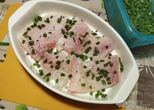 Рецепт: Рыба в омлете - пангасиус с овощам в омлете