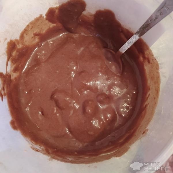 Рецепт: Шоколадно-малиновый пирог - С замороженной малиной