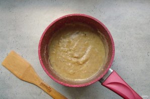 Суп-пюре на курином бульоне из шампиньонов