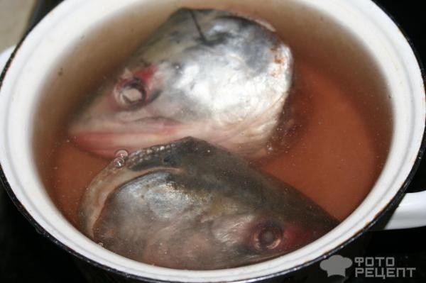 Рецепт: Нежный крем-суп - с красной рыбой