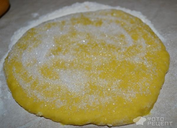 Рецепт: Печенье на кефире - С куркумой всахарной глазури